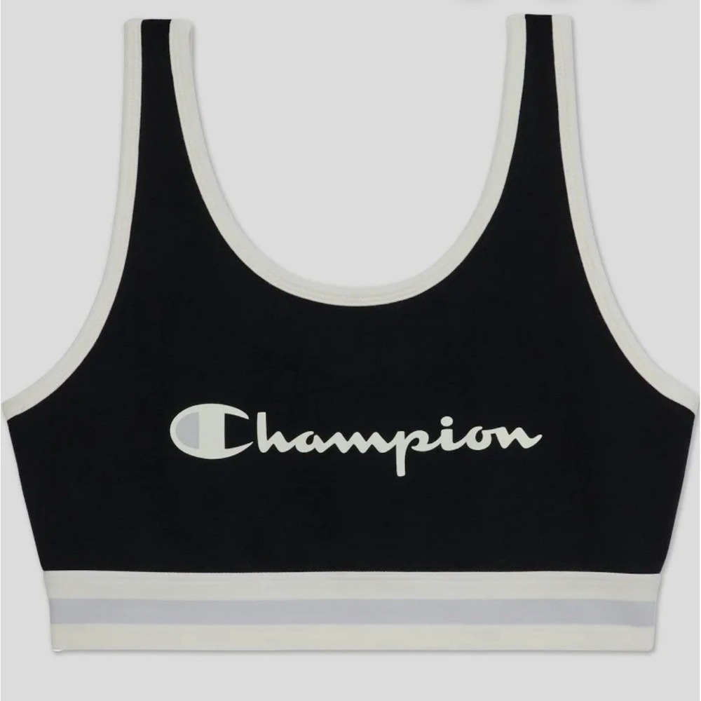 Champion Women's Sports Bra Top - Black XS Iconic Bra Top
